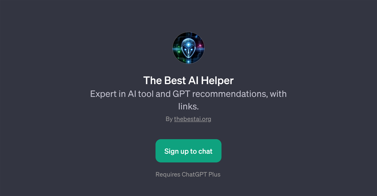 The Best AI Helper website