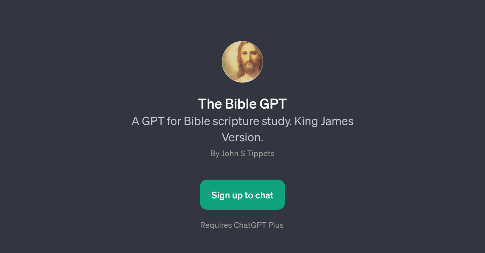 The Bible GPT website