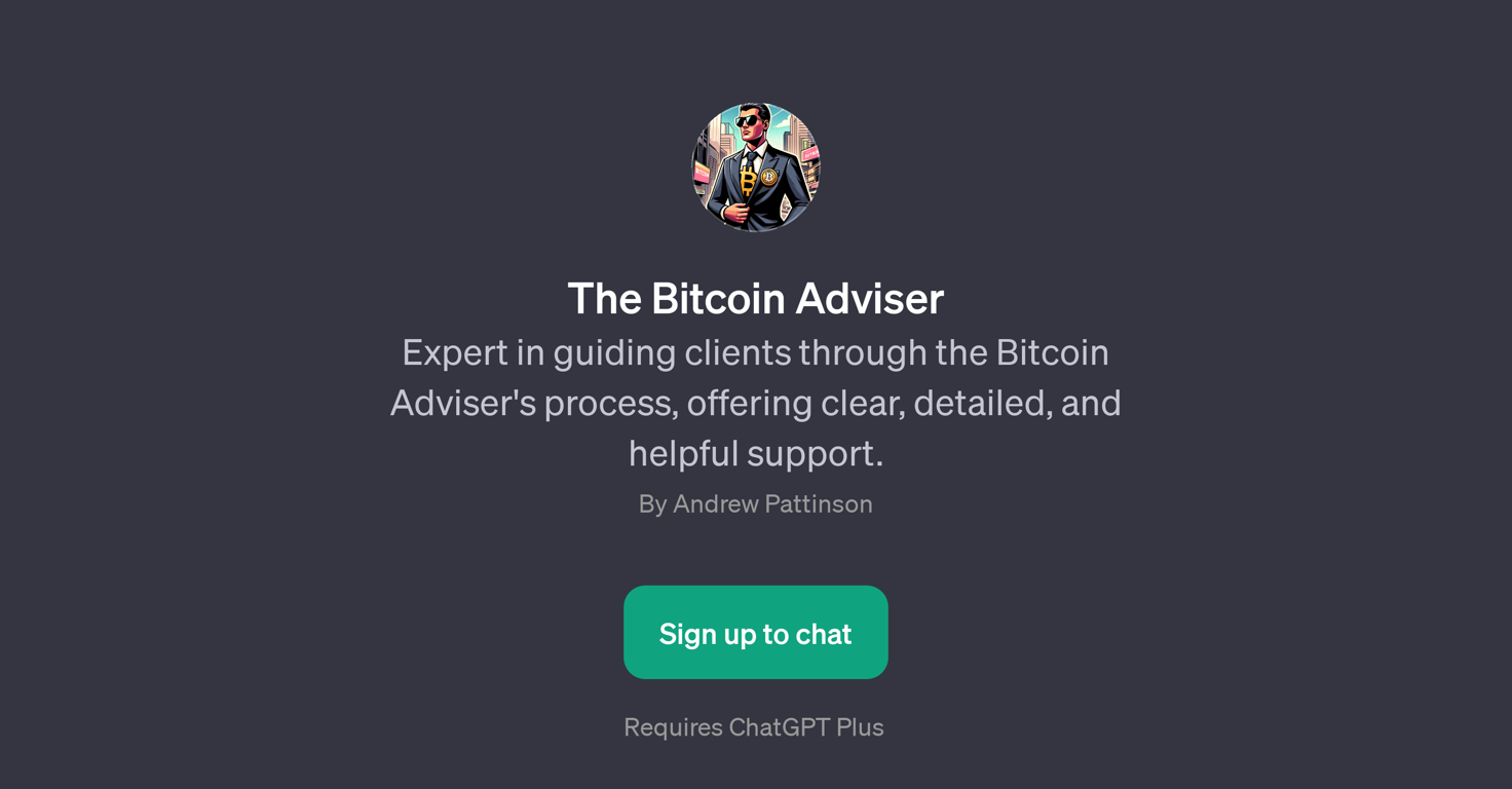 The Bitcoin Adviser website