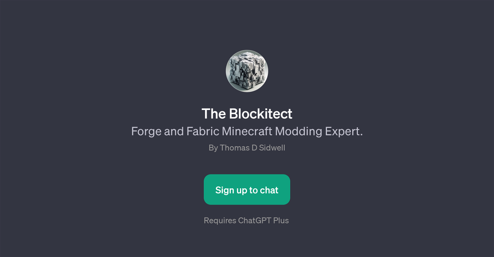 The Blockitect website