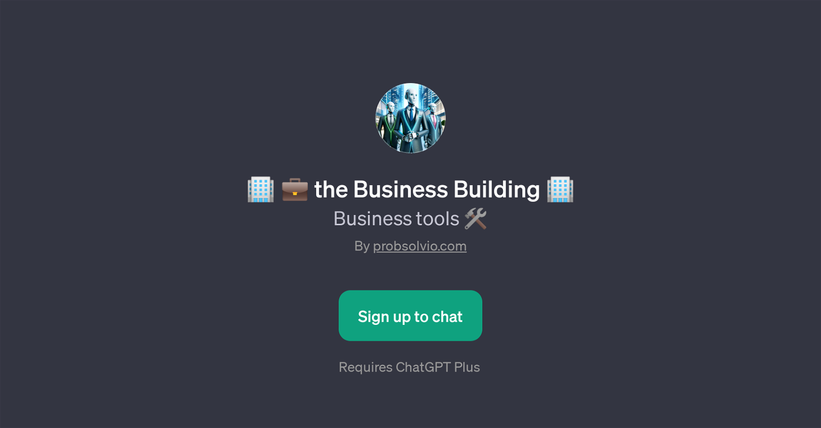 The Business Building website