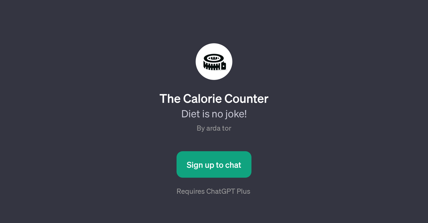 The Calorie Counter GPT website
