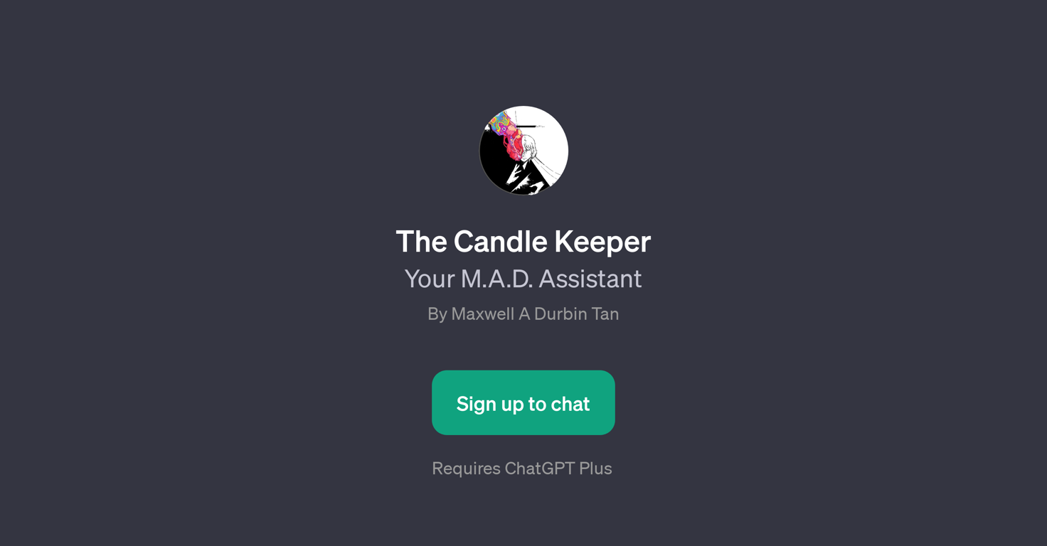 The Candle Keeper website
