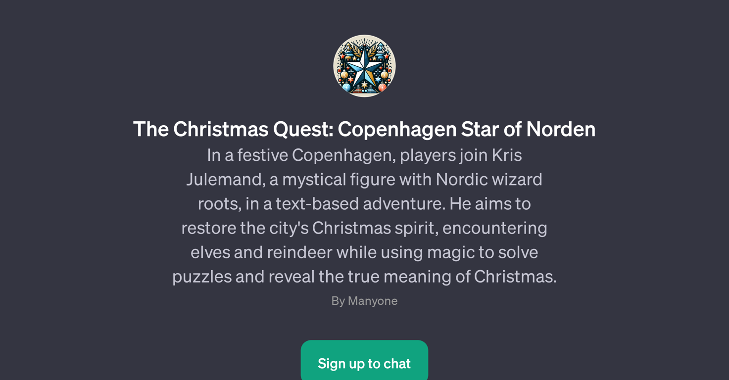 The Christmas Quest: Copenhagen Star of Norden website