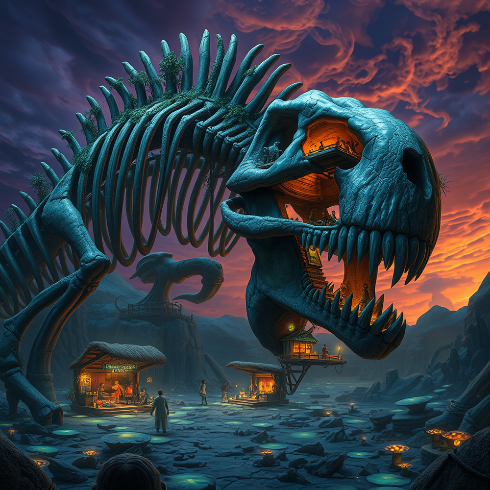 The Colossal Remains: A City Within Bones website