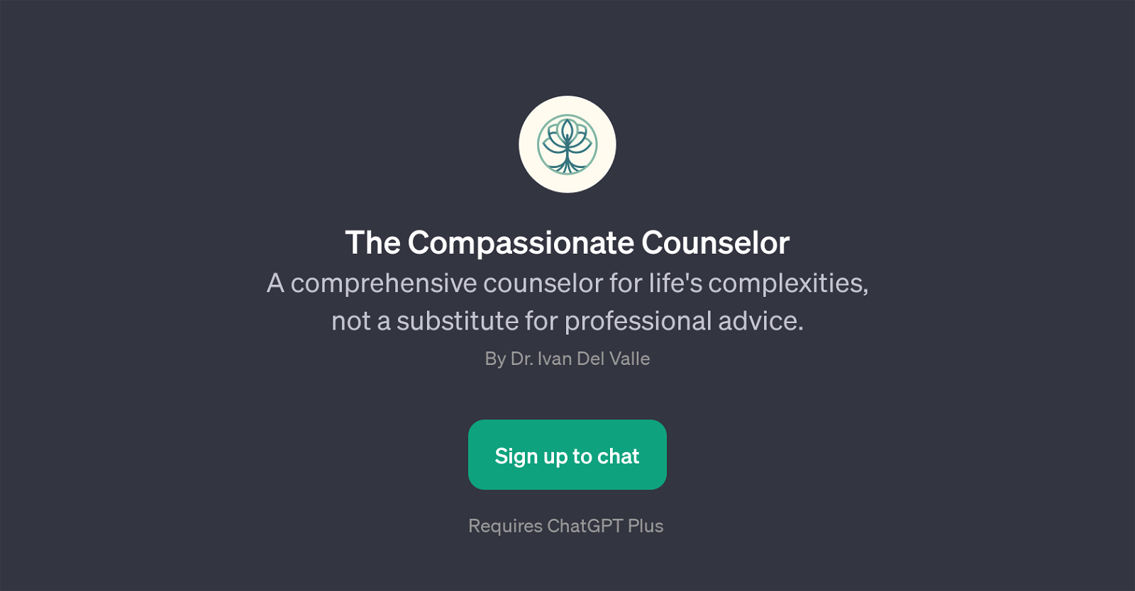 The Compassionate Counselor website