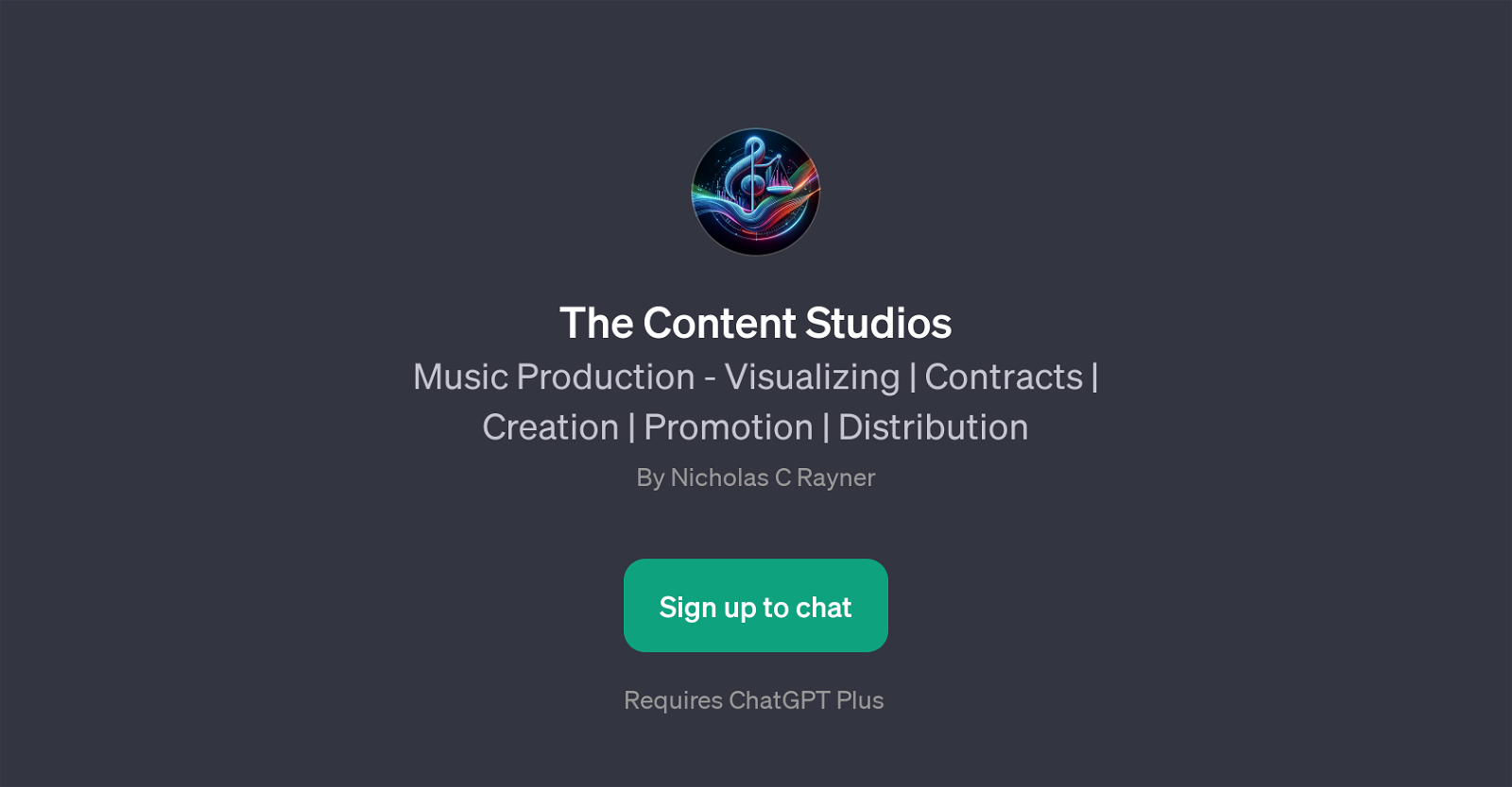 The Content Studios website