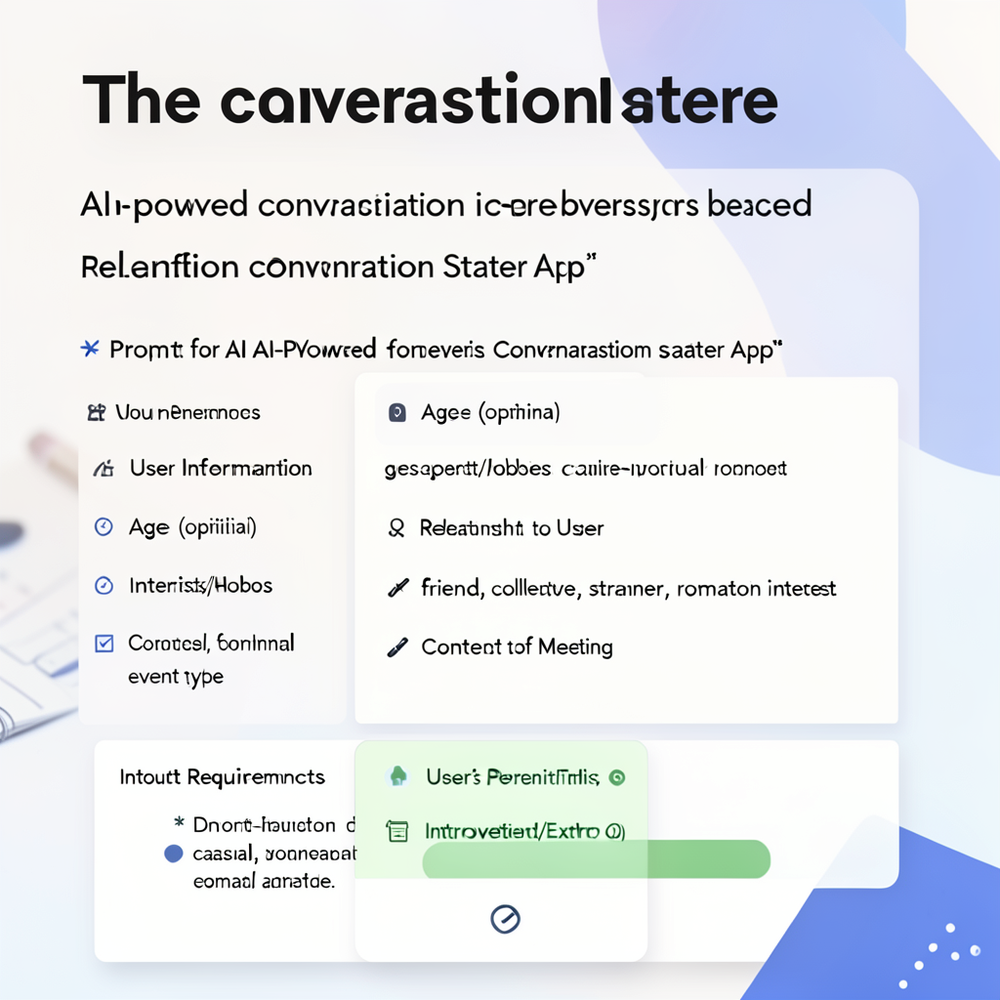 The Conversation Starter website