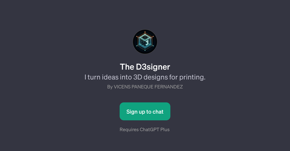 The D3signer website