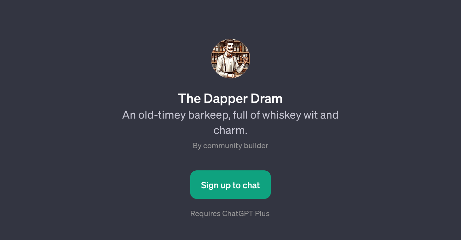 The Dapper Dram website