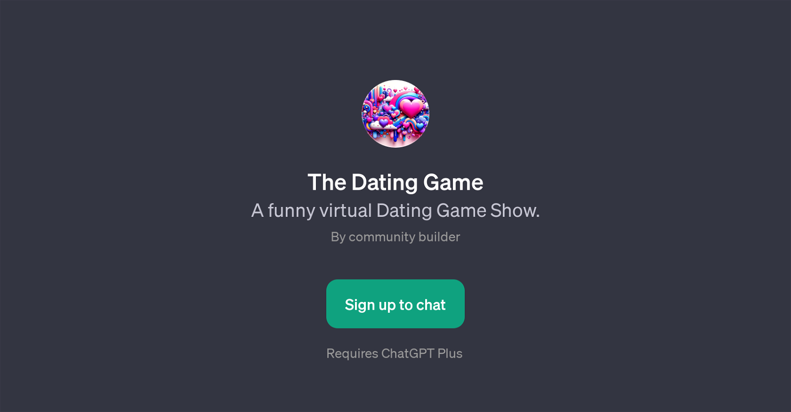 The Dating Game website