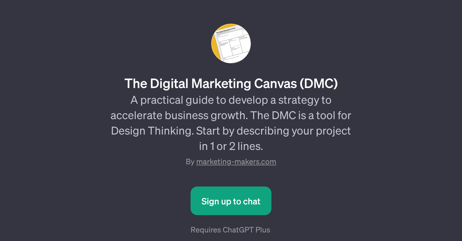 The Digital Marketing Canvas (DMC) website