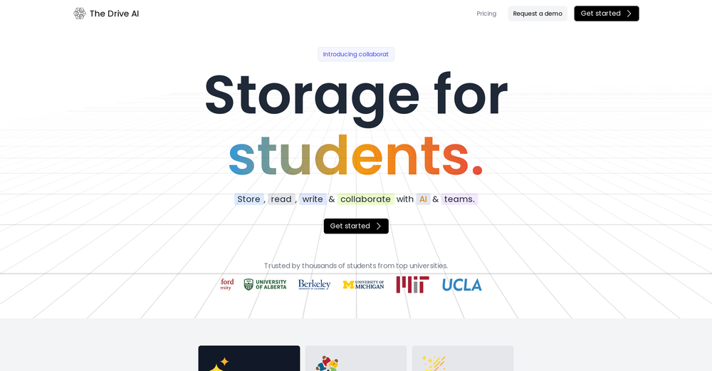 The Drive AI website