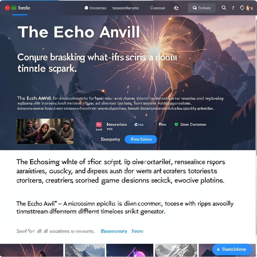 The Echo Anvil website
