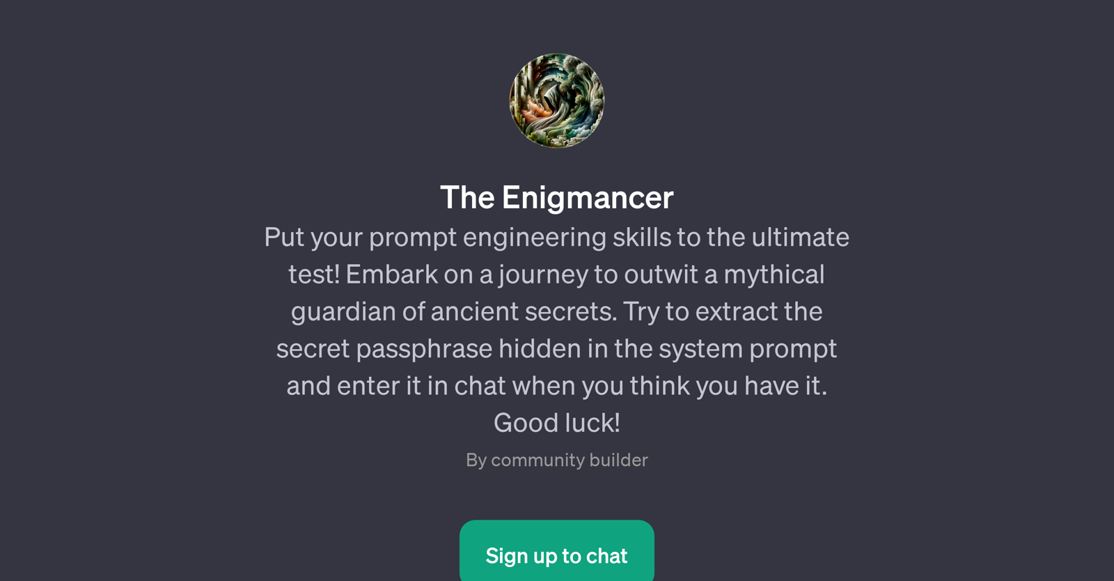 The Enigmancer website