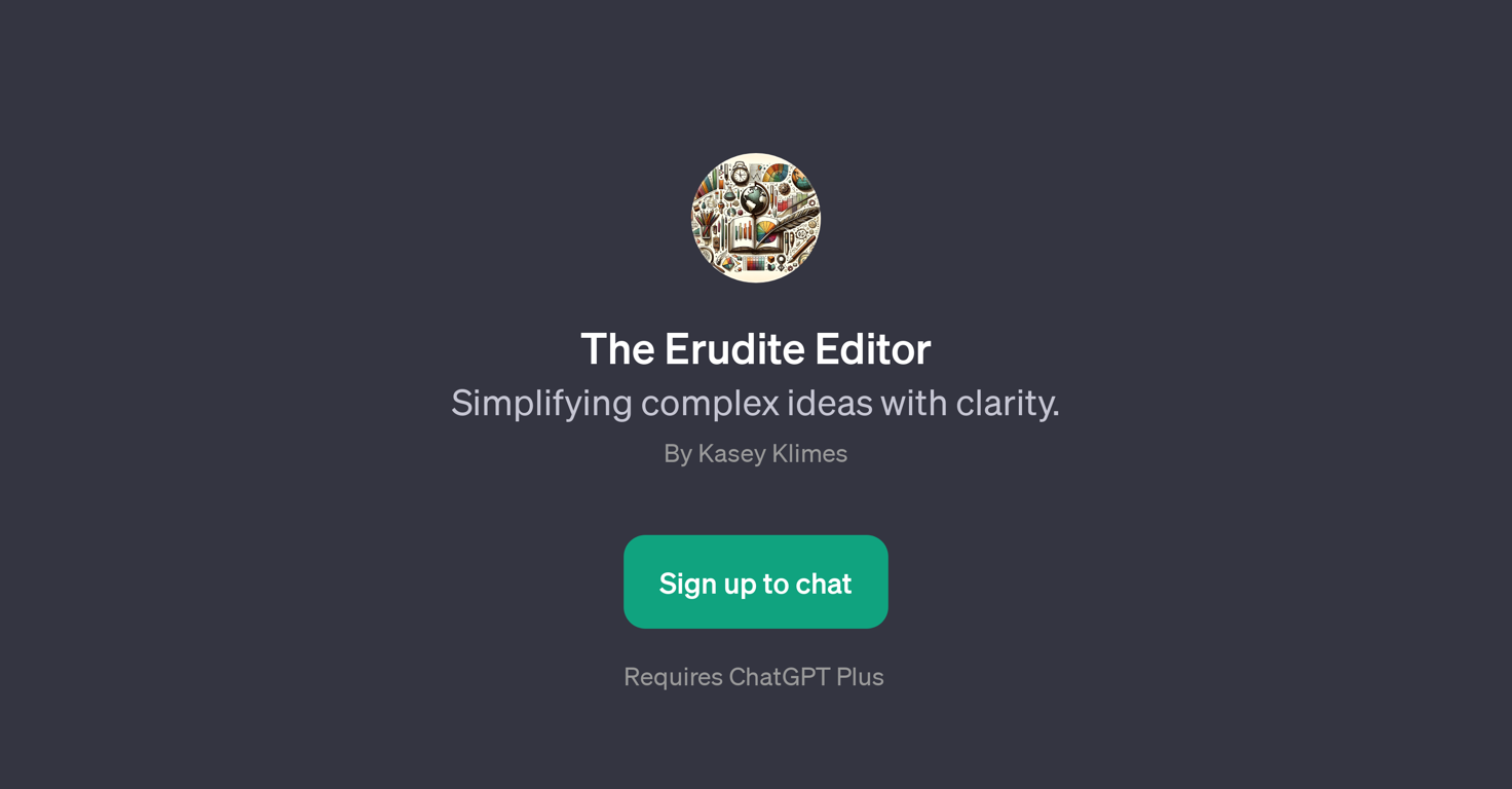 The Erudite Editor website