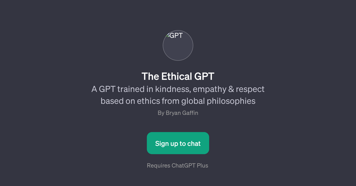 The Ethical GPT website