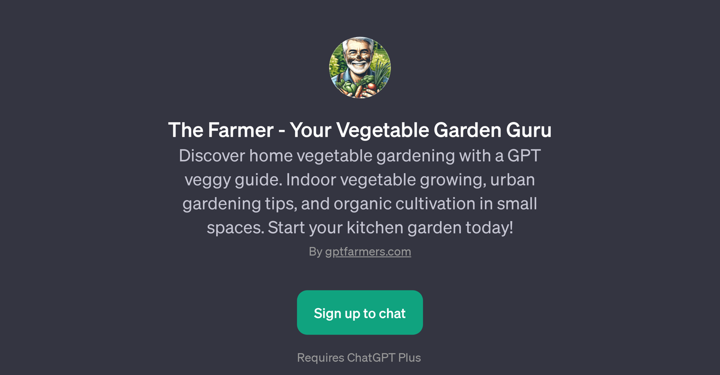 The Farmer - Your Vegetable Garden Guru website