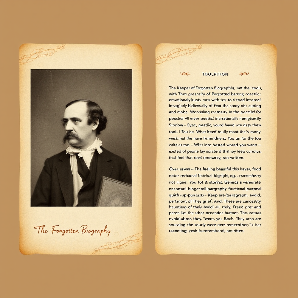 The Forgotten Biography website