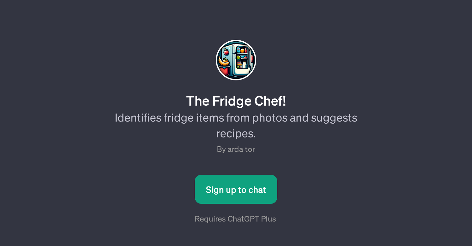 The Fridge Chef website