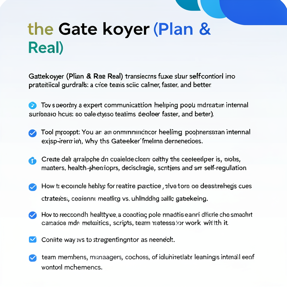 the Gate keeper ( Plain & Real ) website