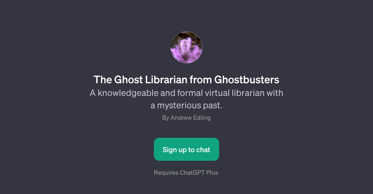 The Ghost Librarian from Ghostbusters website