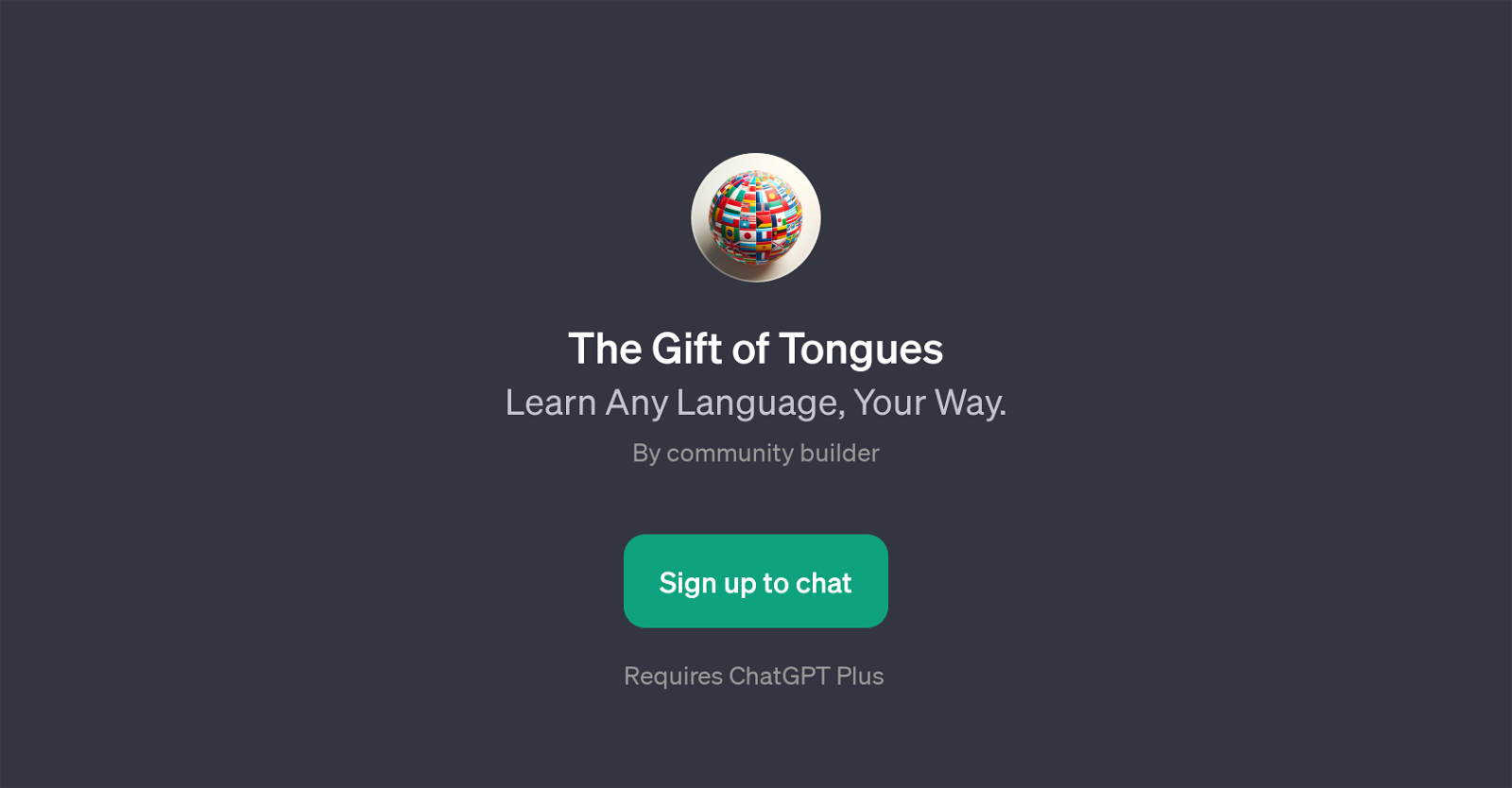 The Gift of Tongues website