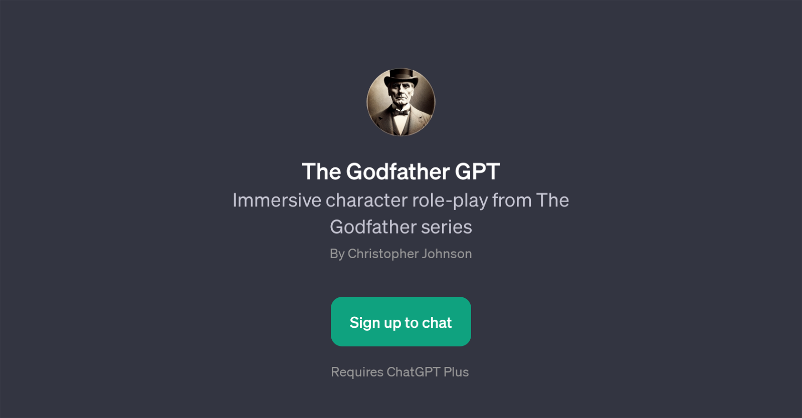 The Godfather GPT website