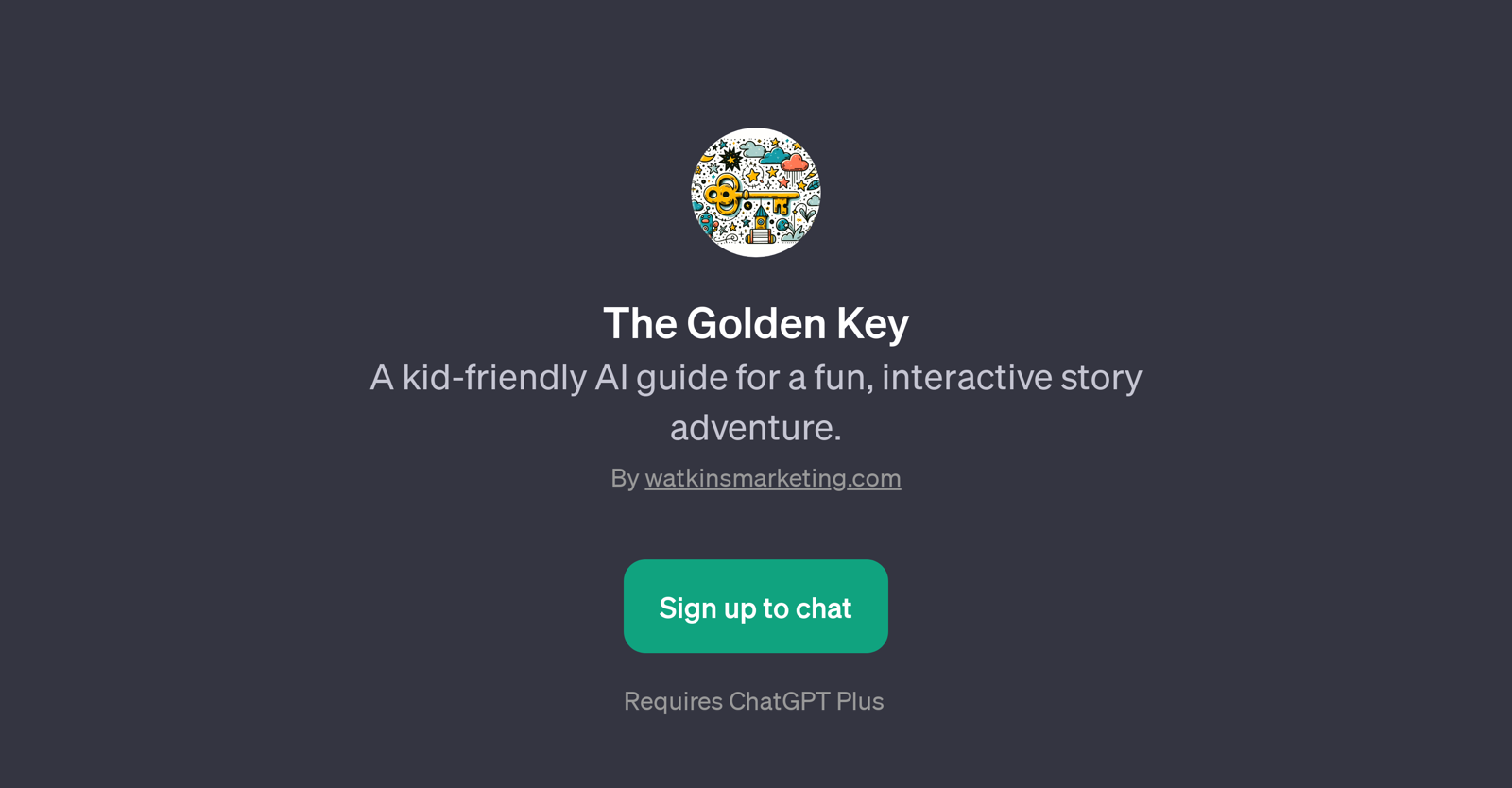 The Golden Key website