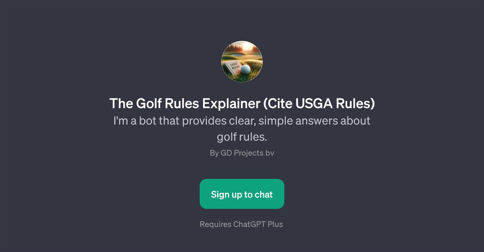 The Golf Rules Explainer (Cite USGA Rules) website