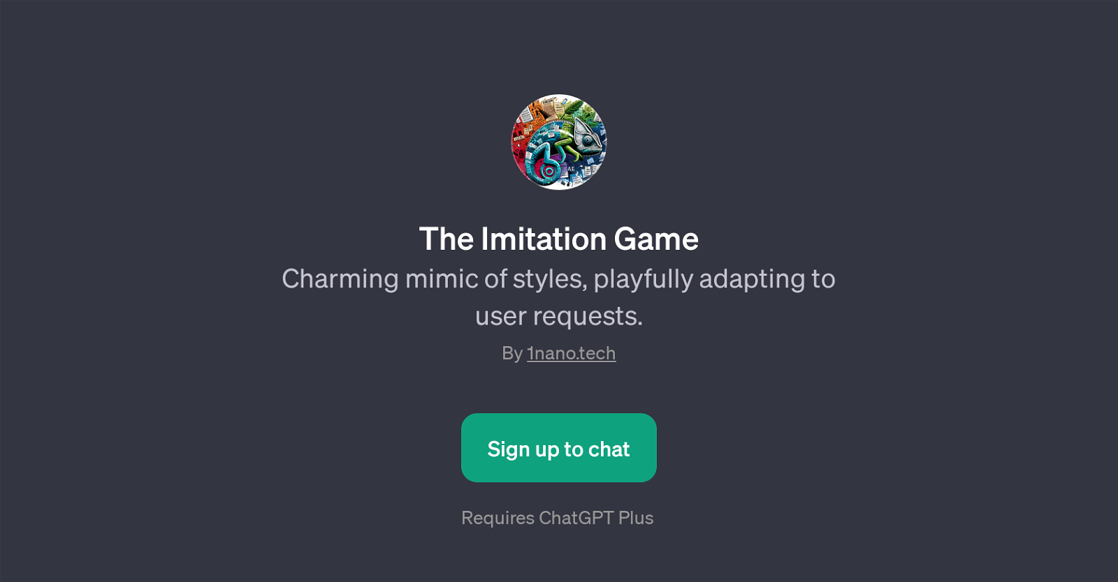 The Imitation Game website