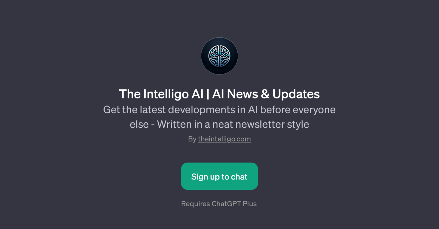 The Intelligo AI website