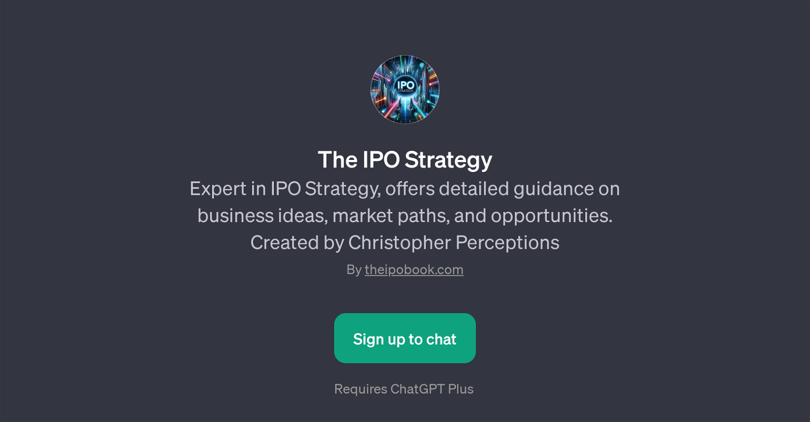 The IPO Strategy website