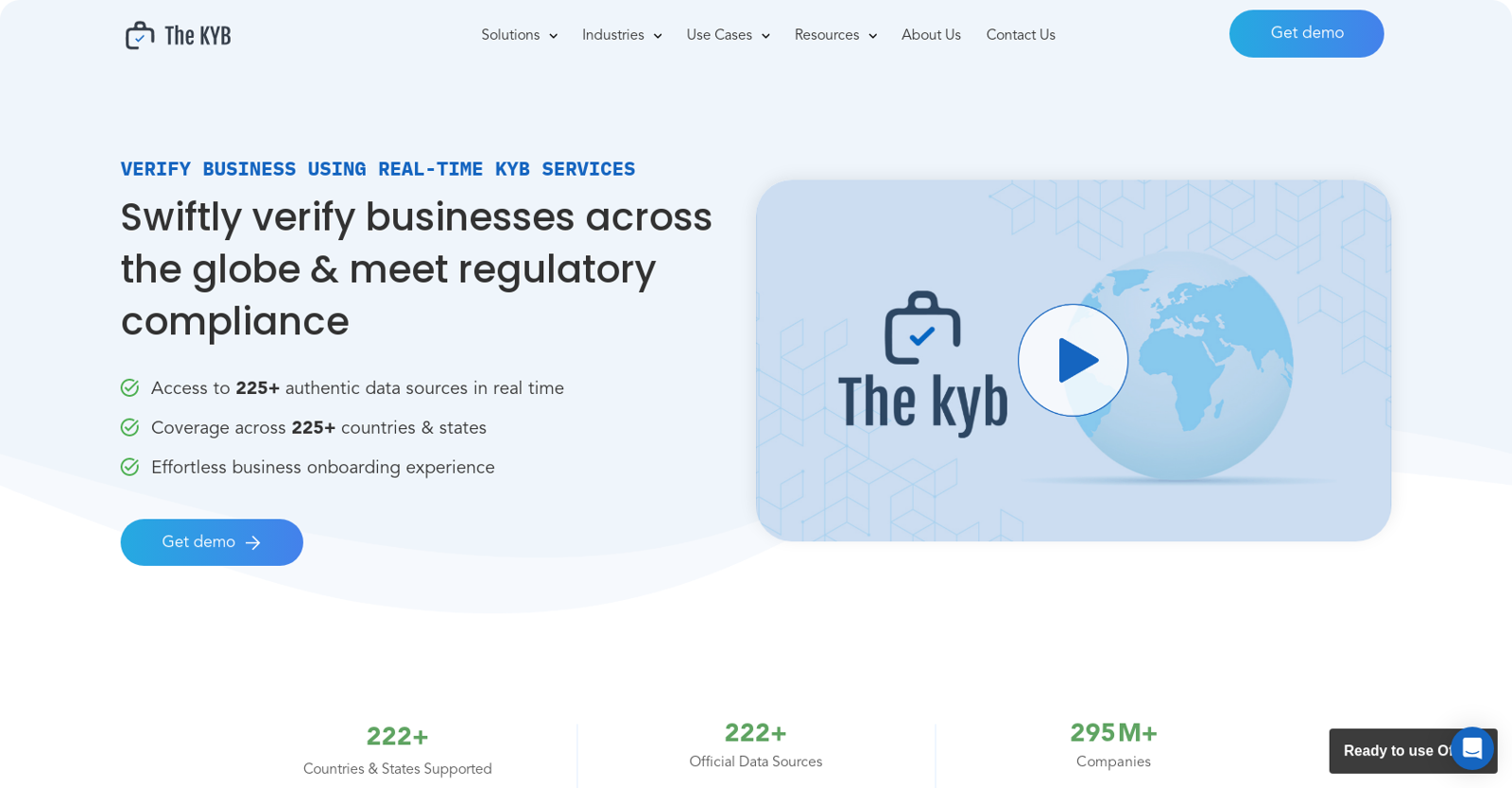The KYB website