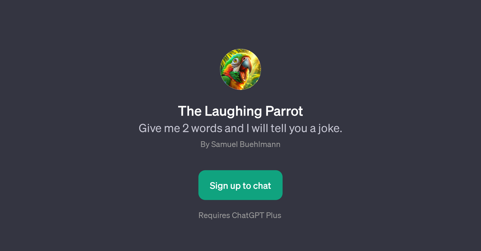 The Laughing Parrot website