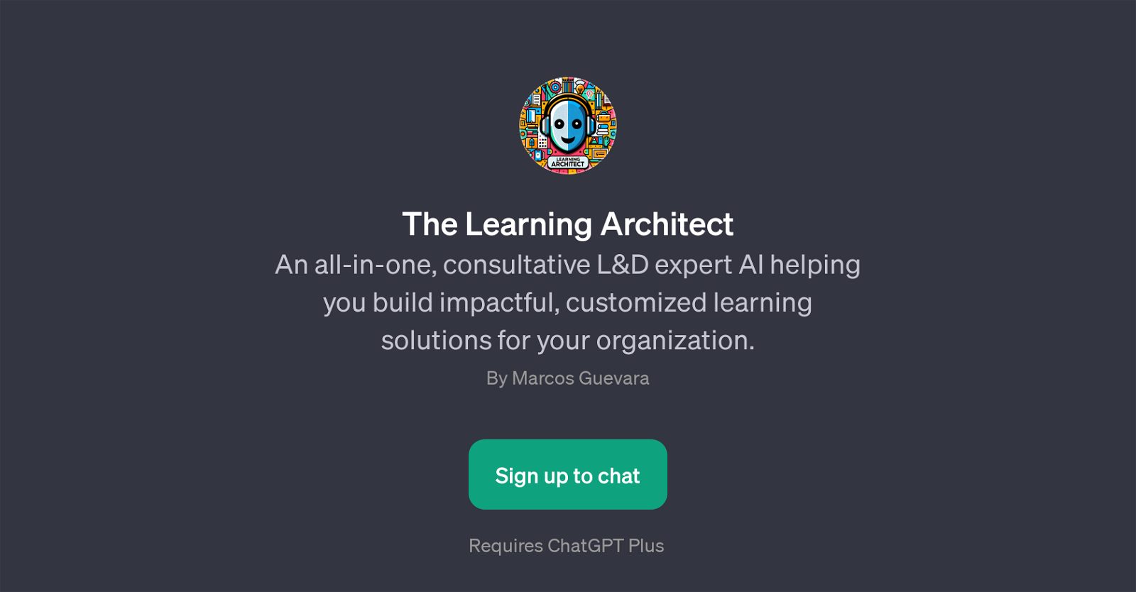 The Learning Architect website