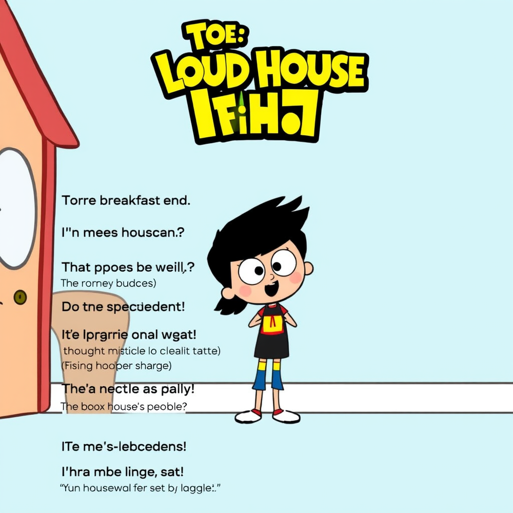 The Loud House Ending Taglines List Generator website