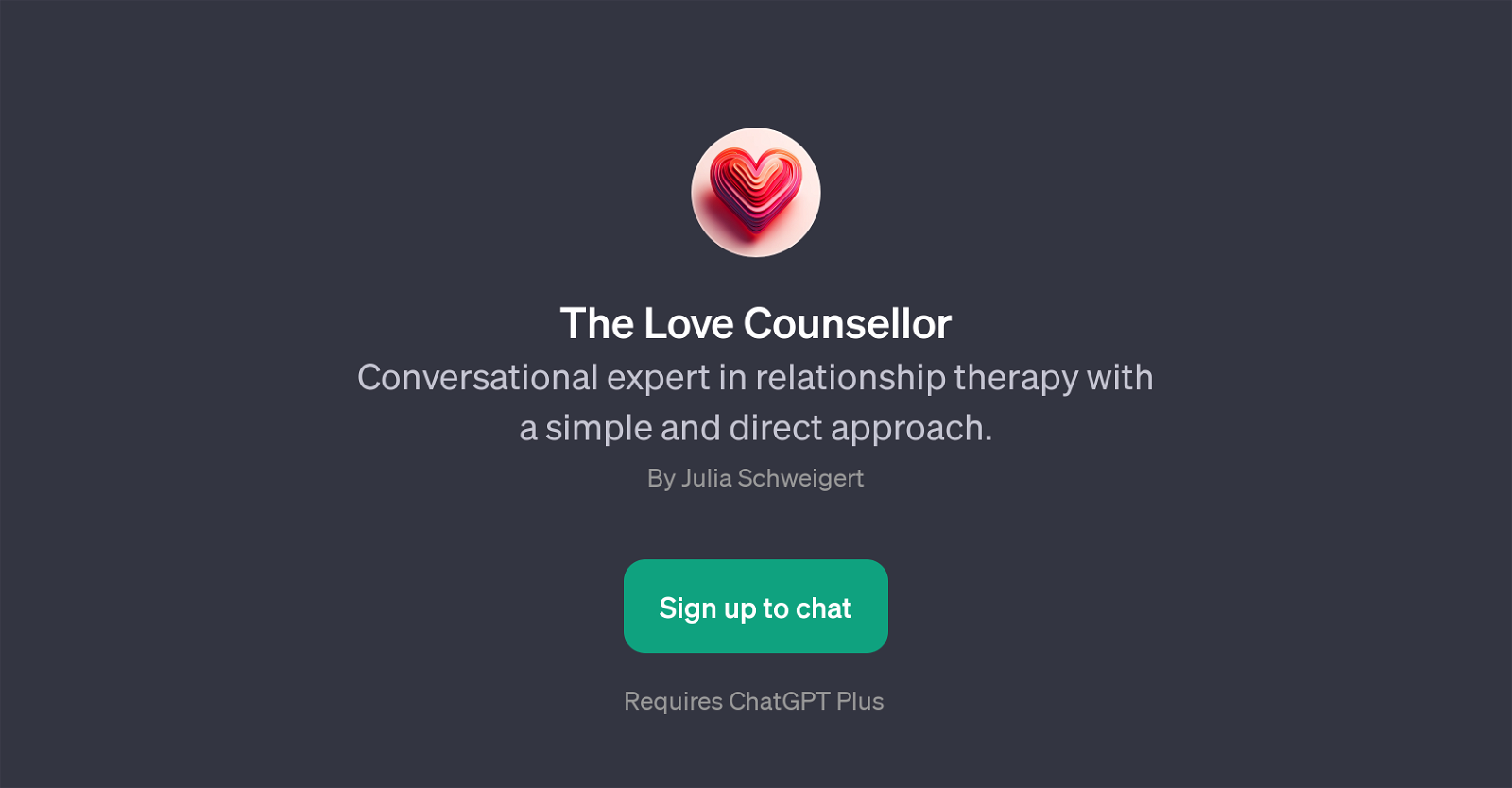 The Love Counsellor website