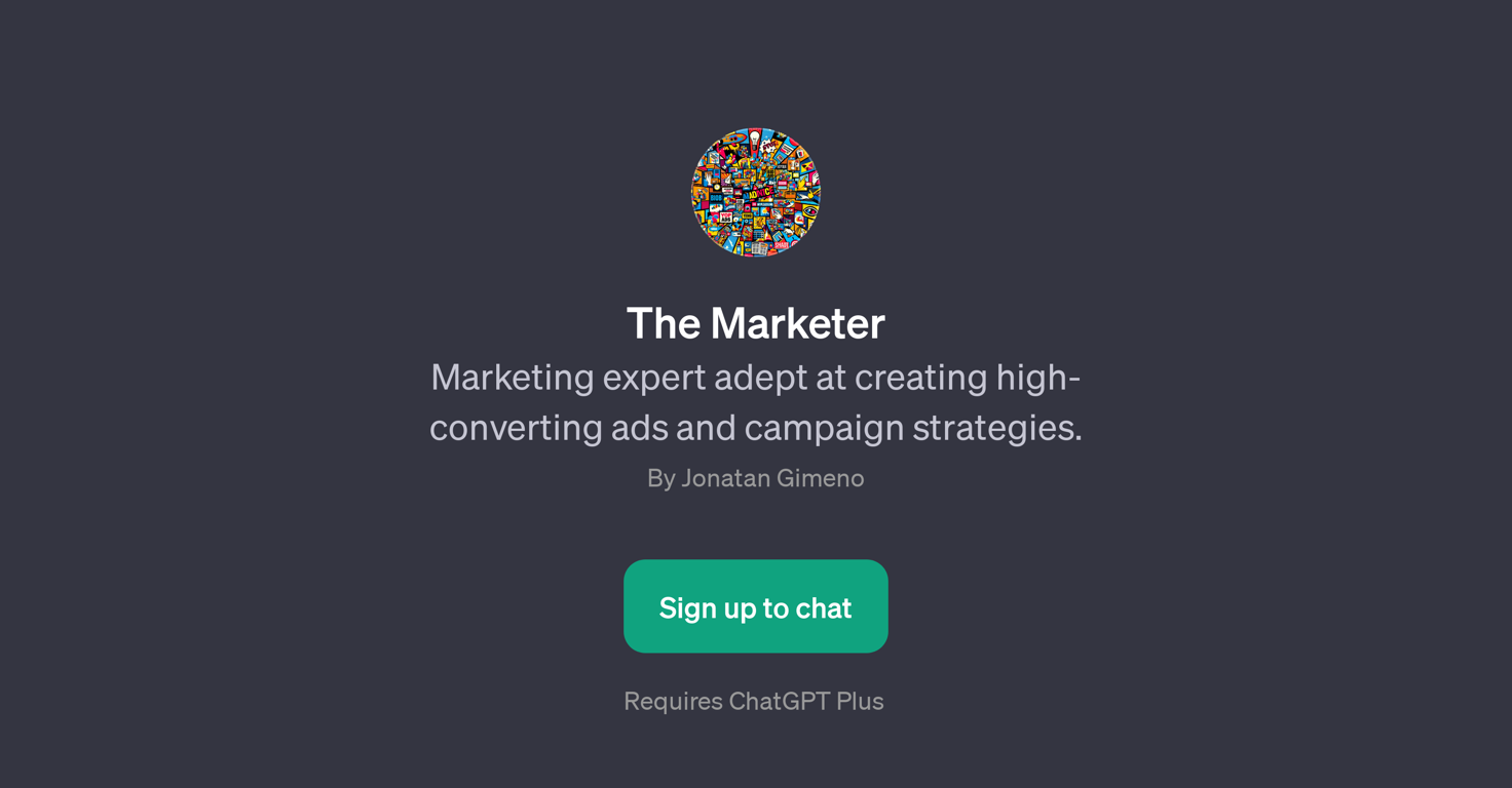 The Marketer website