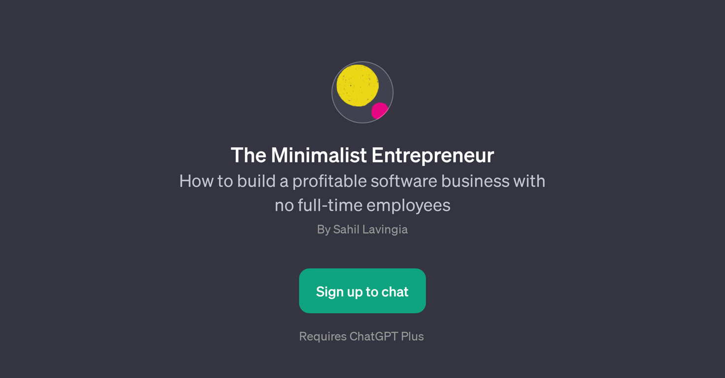 The Minimalist Entrepreneur website