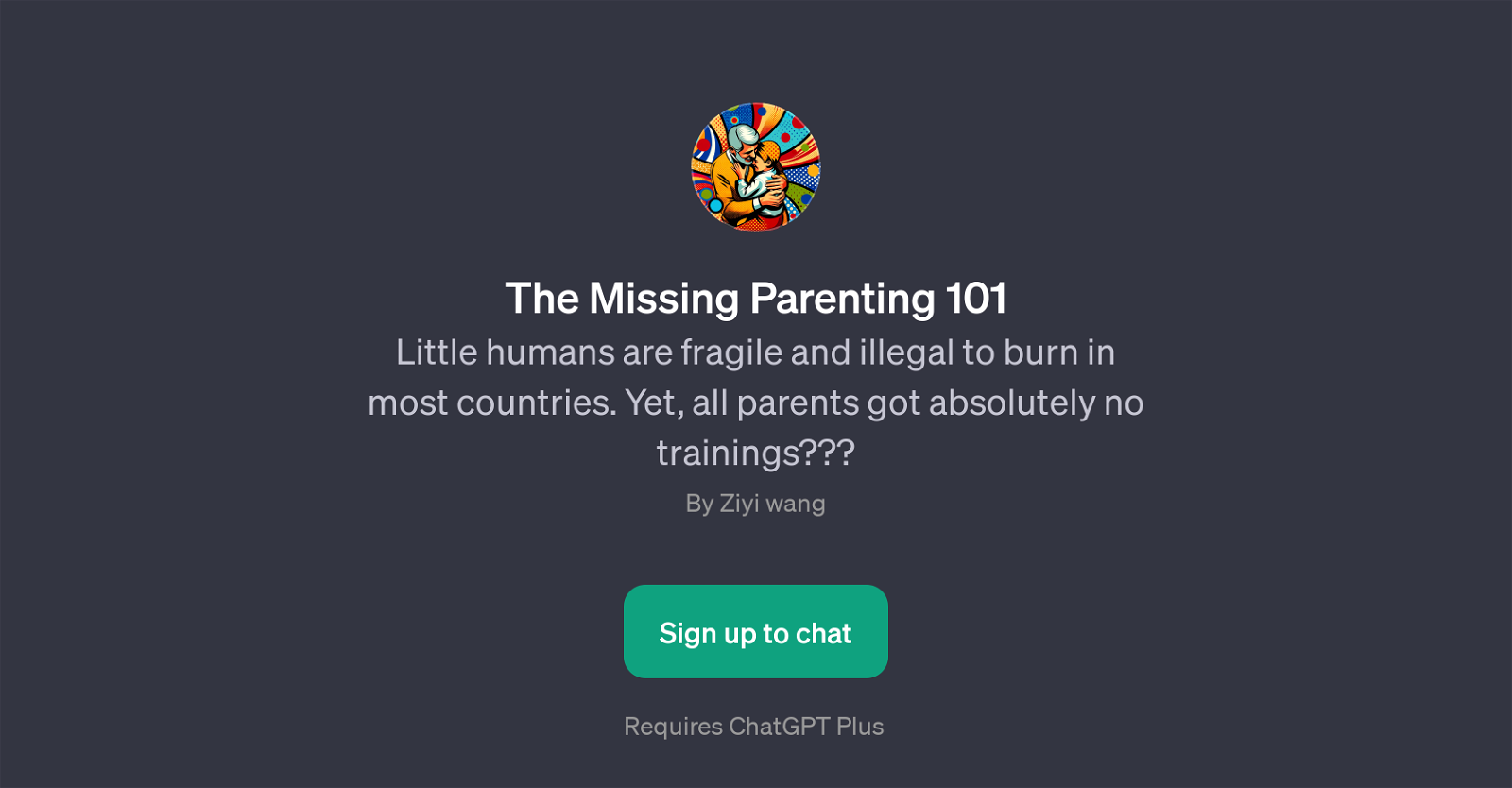 The Missing Parenting 101 website