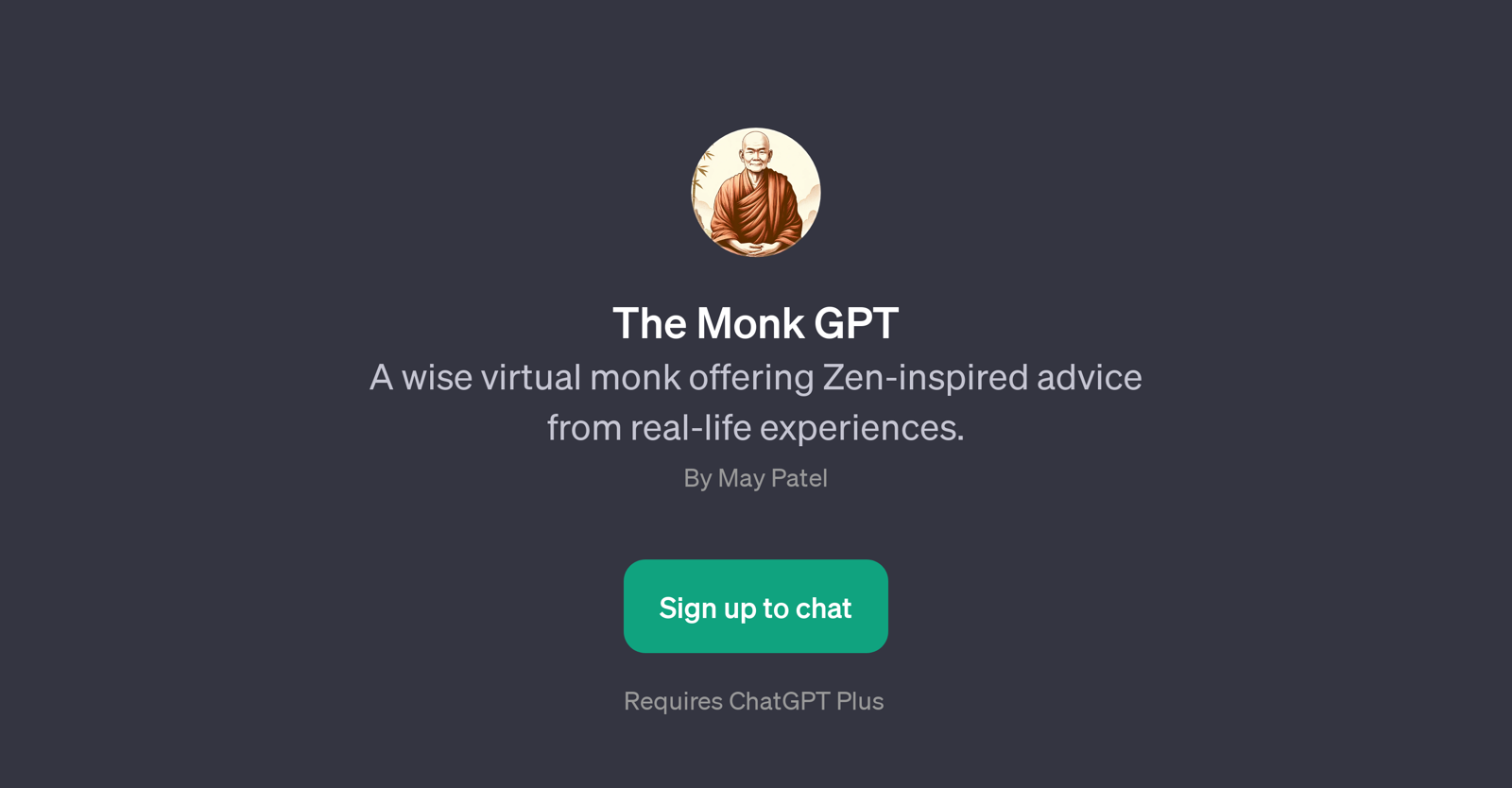 The Monk GPT website
