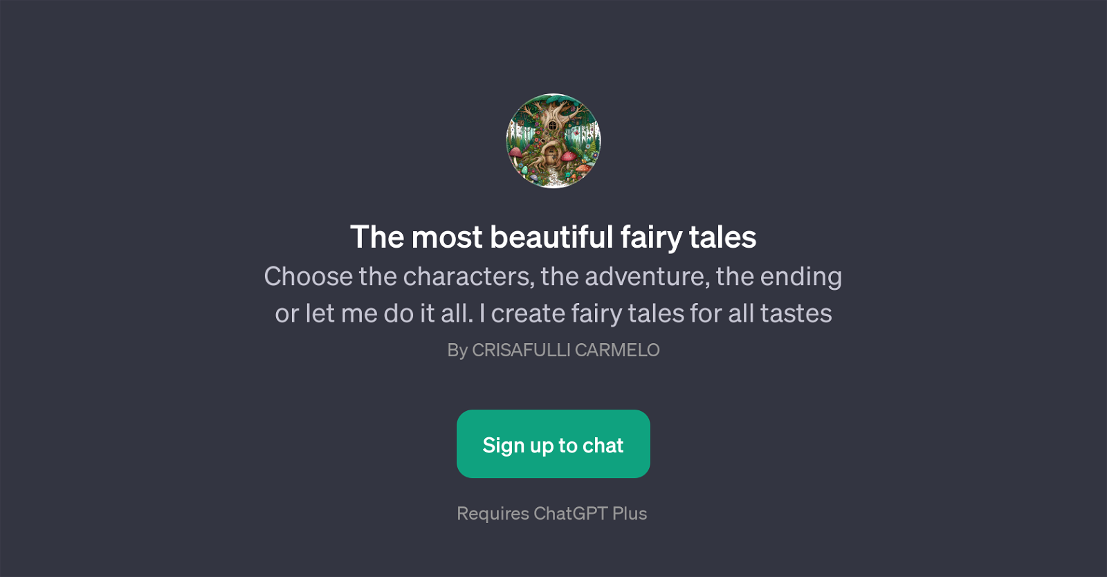 The Most Beautiful Fairy Tales GPT website