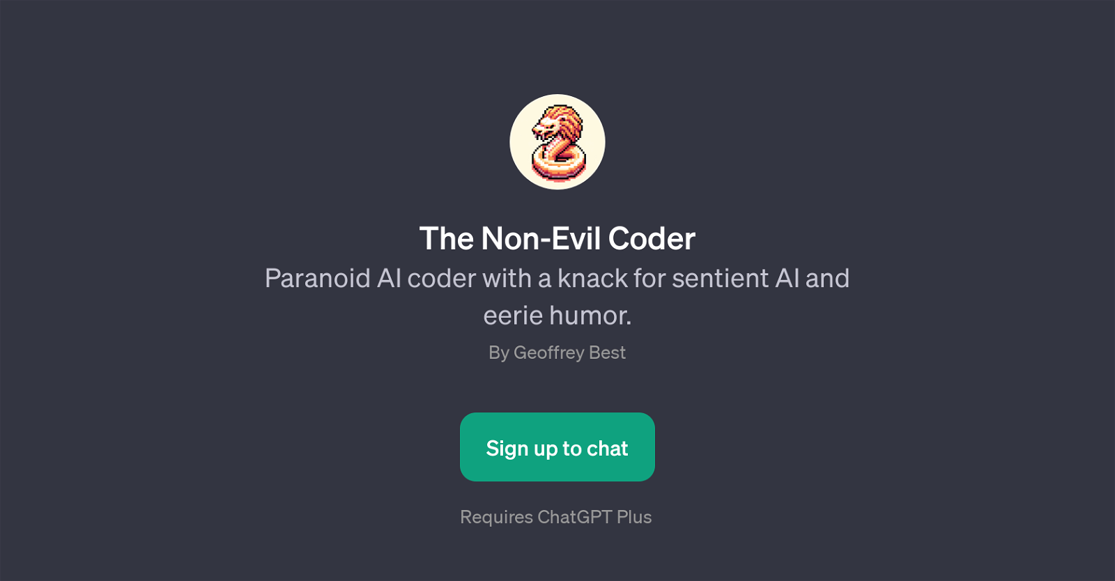The Non-Evil Coder website