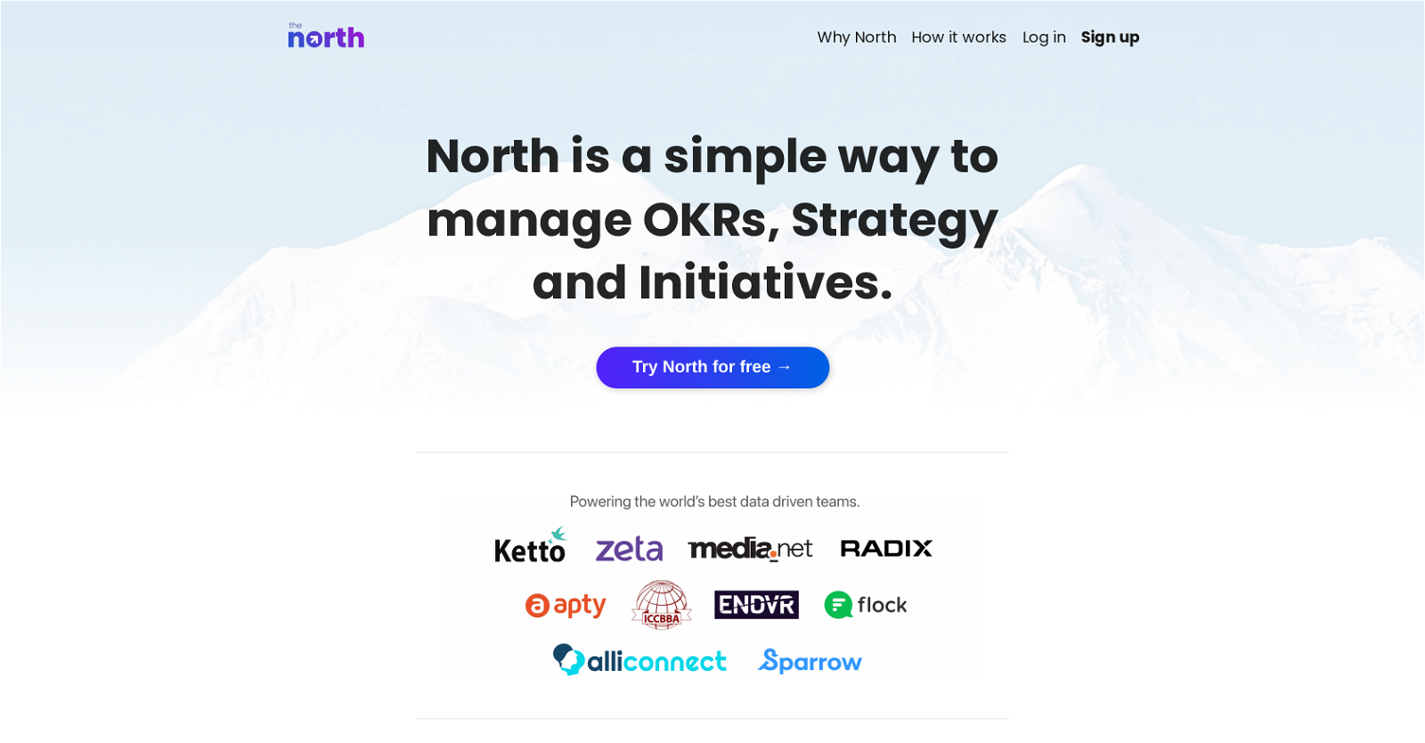The North website