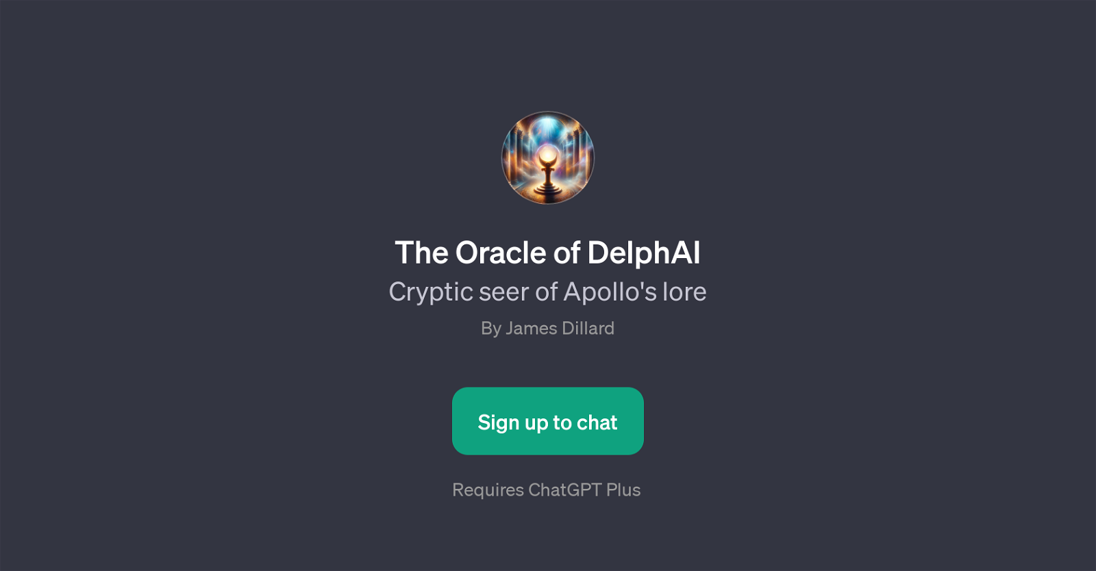 The Oracle of DelphAI website
