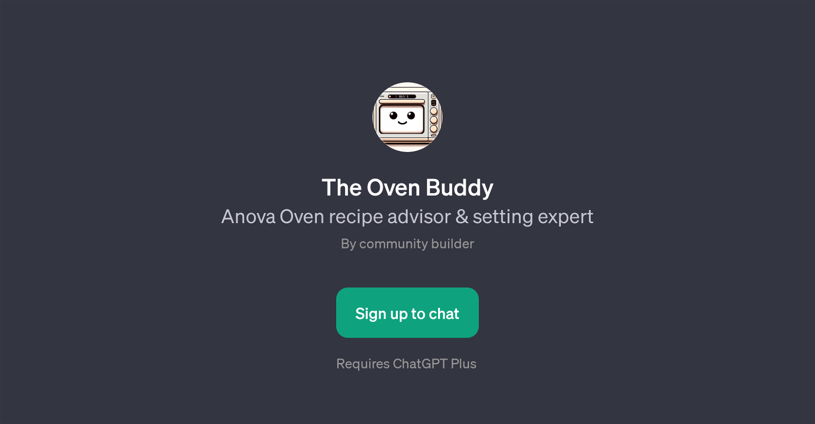 The Oven Buddy website