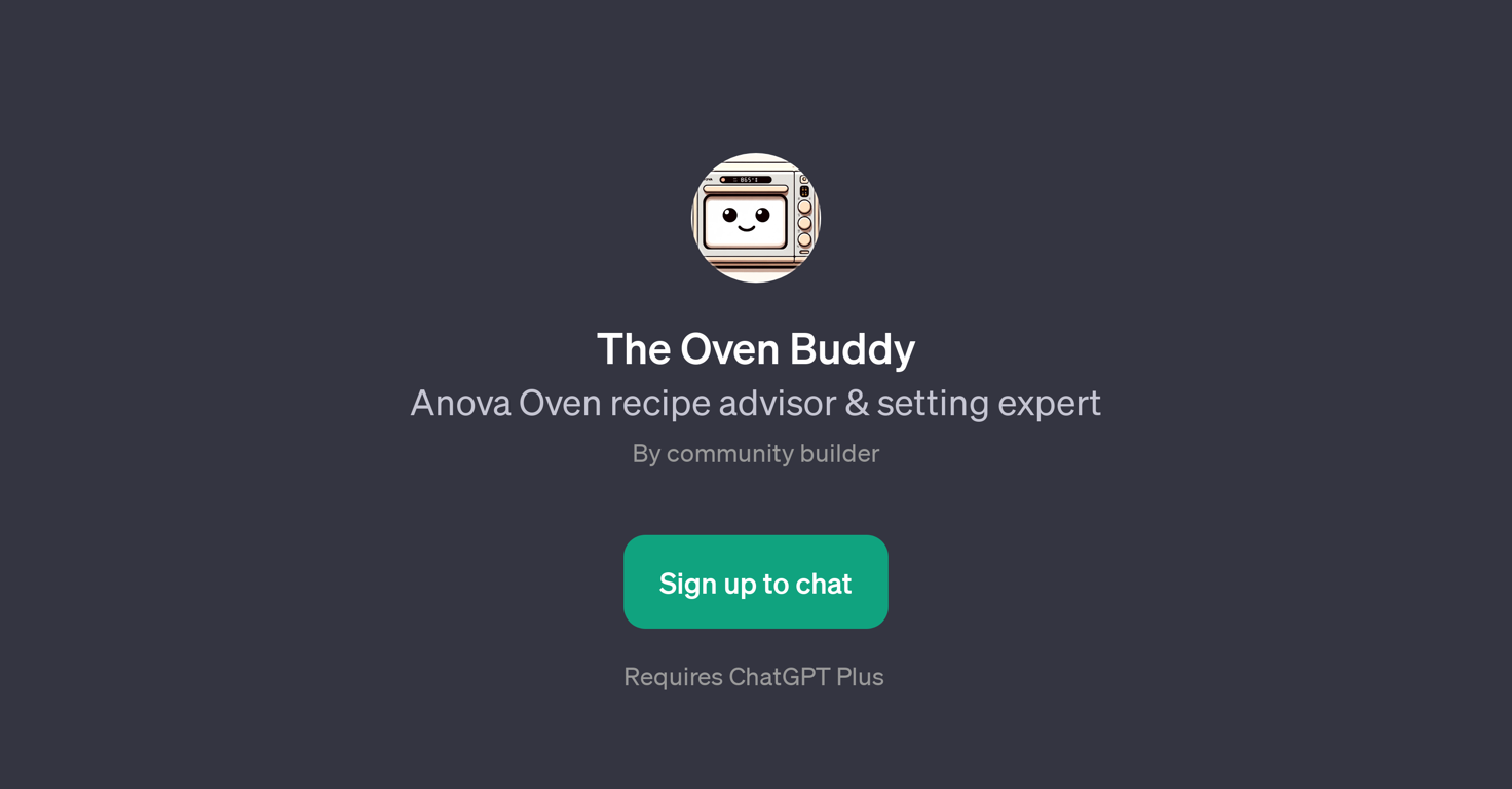 The Oven Buddy website