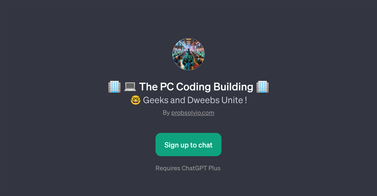 The PC Coding Building website