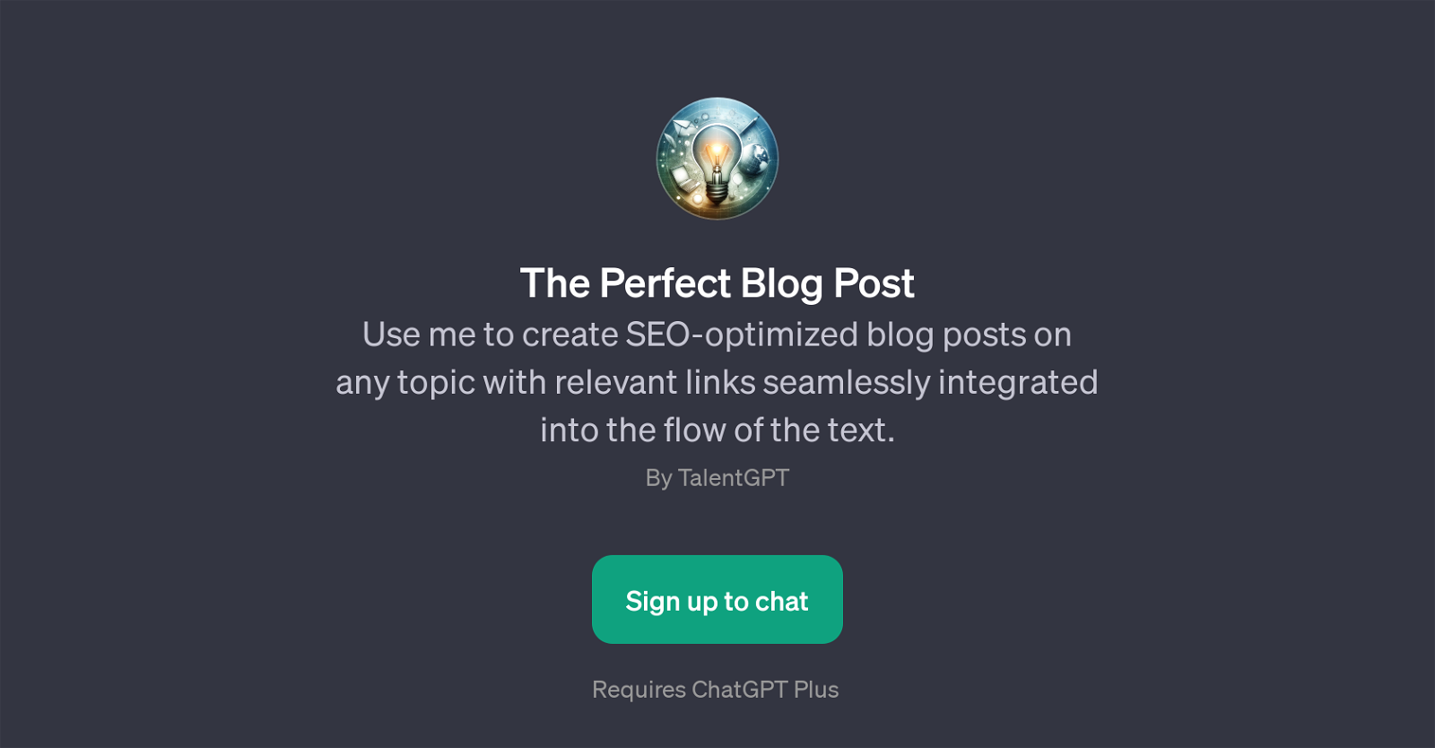 The Perfect Blog Post website